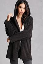 Forever21 Plush Hooded Jacket