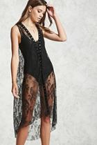 Forever21 Contemporary Sheer Lace Dress