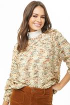 Forever21 Multicolored Popcorn Knit Sweater