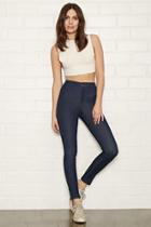 Forever21 Women's  Denim High-waisted Super Skinny Jeans