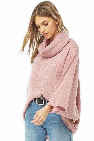 Forever21 Sweater-knit Turtleneck Top