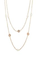 Forever21 Stationed Faux Pearl Necklace