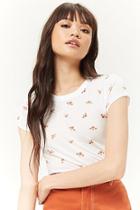 Forever21 Daisy Floral Print Tee