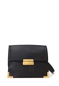 Forever21 Structured Faux Leather Crossbody