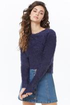 Forever21 Fuzzy Purl Knit Sweater