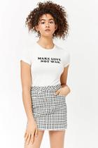 Forever21 Make Love Not War Graphic Tee