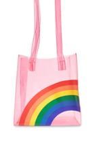 Forever21 Rainbow Graphic Clear Tote Bag