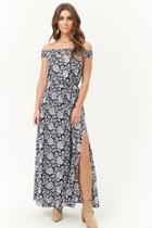 Forever21 Off-the-shoulder Ornate Maxi Dress