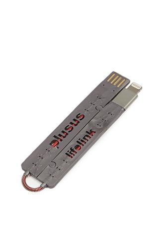 Forever21 Plusus Lifelink - Wallet Key Ring Iphone Charging Cable