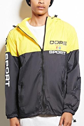 21 Men Men's  Dope Two-tone Sport Windbreaker