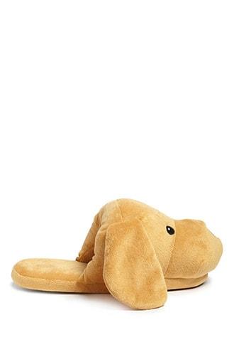 Forever21 Fleece Puppy Slippers
