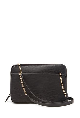 Forever21 Structured Shoulder Bag Black One Size