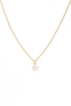 Forever21 Cz Star Pendant Chain Necklace