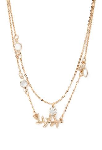 Forever21 Branch Pendant Layered Necklace