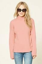 Forever21 Women's  Boxy High Neck Sweater