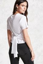 Forever21 Self-tie Front Top