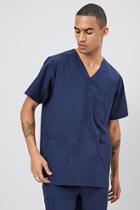 Forever21 Patch Pocket Scrub Top