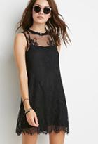 Forever21 Floral Mesh Lace Dress