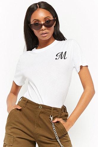 Forever21 Letter M Monogram Tee