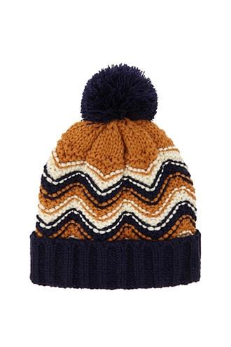 Forever21 Multicolored Pom Pom Beanie