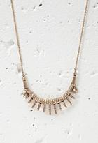 Forever21 Faux Stone Matchstick Necklace