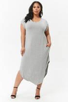 Forever21 Plus Size V-neck T-shirt Maxi Dress