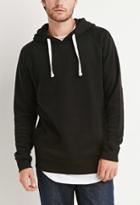 21 Men Brushed Knit Raglan Hoodie