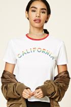 Forever21 California Rainbow Tee