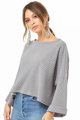 Forever21 Ribbed Cuffed Sweater
