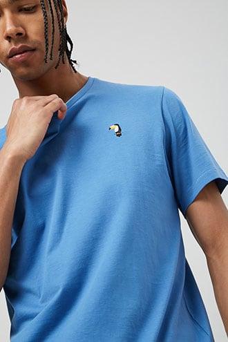 Forever21 Embroidered Toucan Graphic Tee