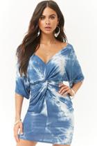 Forever21 Tie-dye Twist Front Dress