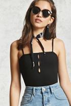 Forever21 Ribbed Cutout Cami