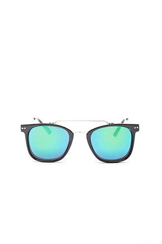 Forever21 Black & Green Spitfire Mainstream Sunglasses