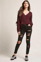 Forever21 12x12 Distressed Skinny Jeans