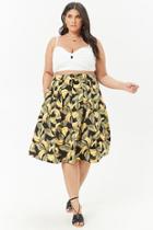 Forever21 Plus Size Banana Print Skirt