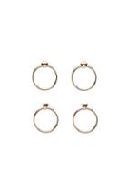 Forever21 Circle Drop Earring Set