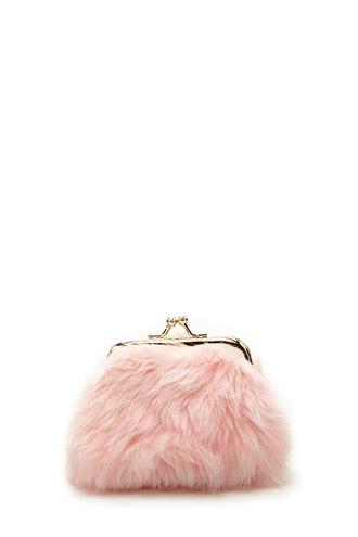 Forever21 Faux Fur Coin Purse