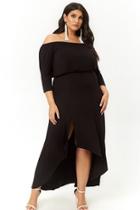Forever21 Plus Size Off-the-shoulder High-low Dress
