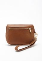 Forever21 Faux Leather Clutch (tan)