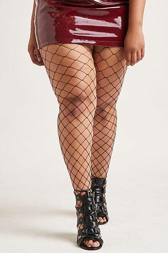 Forever21 Plus Size Lace Short Pantyhose