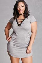 Forever21 Plus Size Distressed Dress