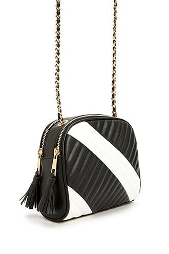 Forever21 Quilted Colorblock Crossbody