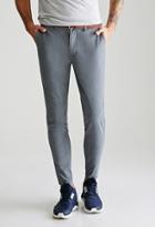 Forever21 Button-tab Ankle Chinos