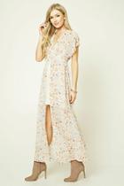Forever21 Floral Front-slit Maxi Dress