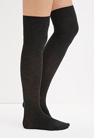 Forever21 Wool-blend Over-the-knee Socks