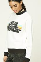 Forever21 Women's  Star Wars Ringer Sweatshirt