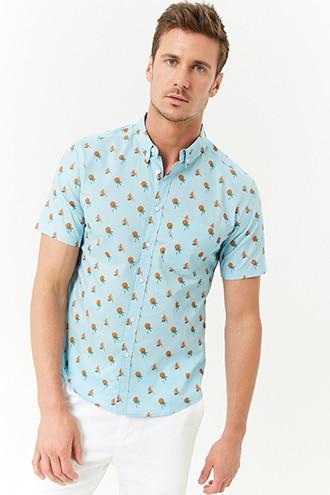 Forever21 Just Threads Tomato Print Shirt