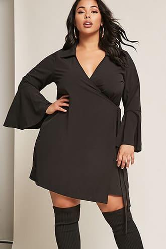 Forever21 Plus Size Mini Wrap Dress