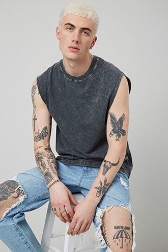 Forever21 Oil Wash Tank Top