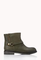 Forever21 On-the-edge Buckled Booties